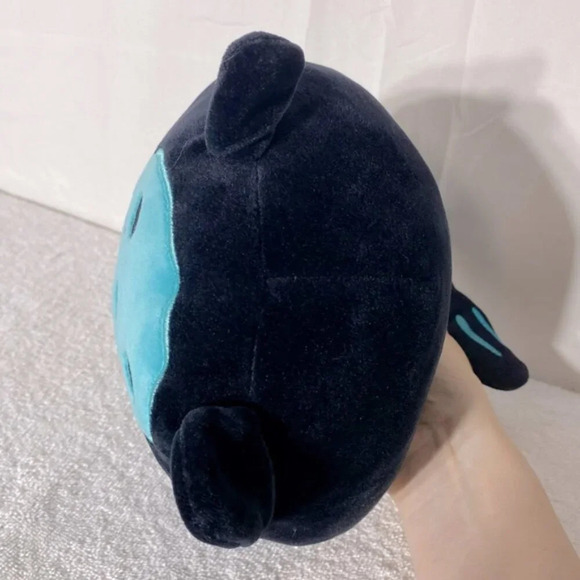 Halloween Sheika Skeleton Cat Mermaid Black Blue Squishmallow Plush - Picture 7 of 11